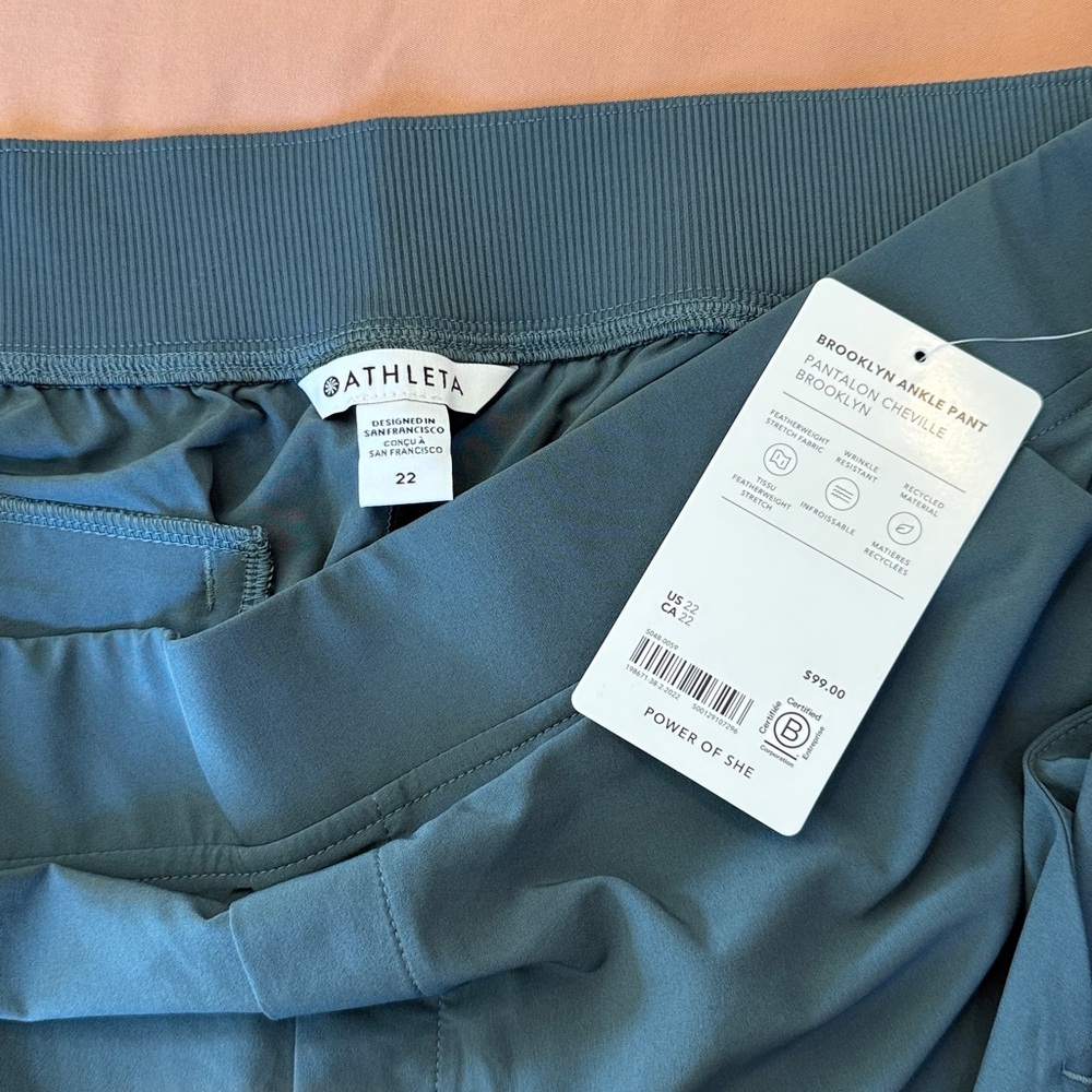 NWT Athleta Brooklyn Ankle Pant - Picture 3 of 7